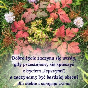 Dobre życie zaczyna się w równowadze ciała, umysłu i ducha